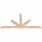 Ekena Millwork Saratoga Smooth Timber Gable Bracket, Douglas Fir, 60"W x 30"H x 1 1/2"D x 3 1/2"F, 12/12 Pitch GBW060X30X0204SAR00SDF - alternate 5
